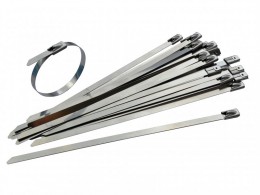 Faithfull Stainless Steel Cable Ties 4.6 x 150mm (Pack of 50) £11.59